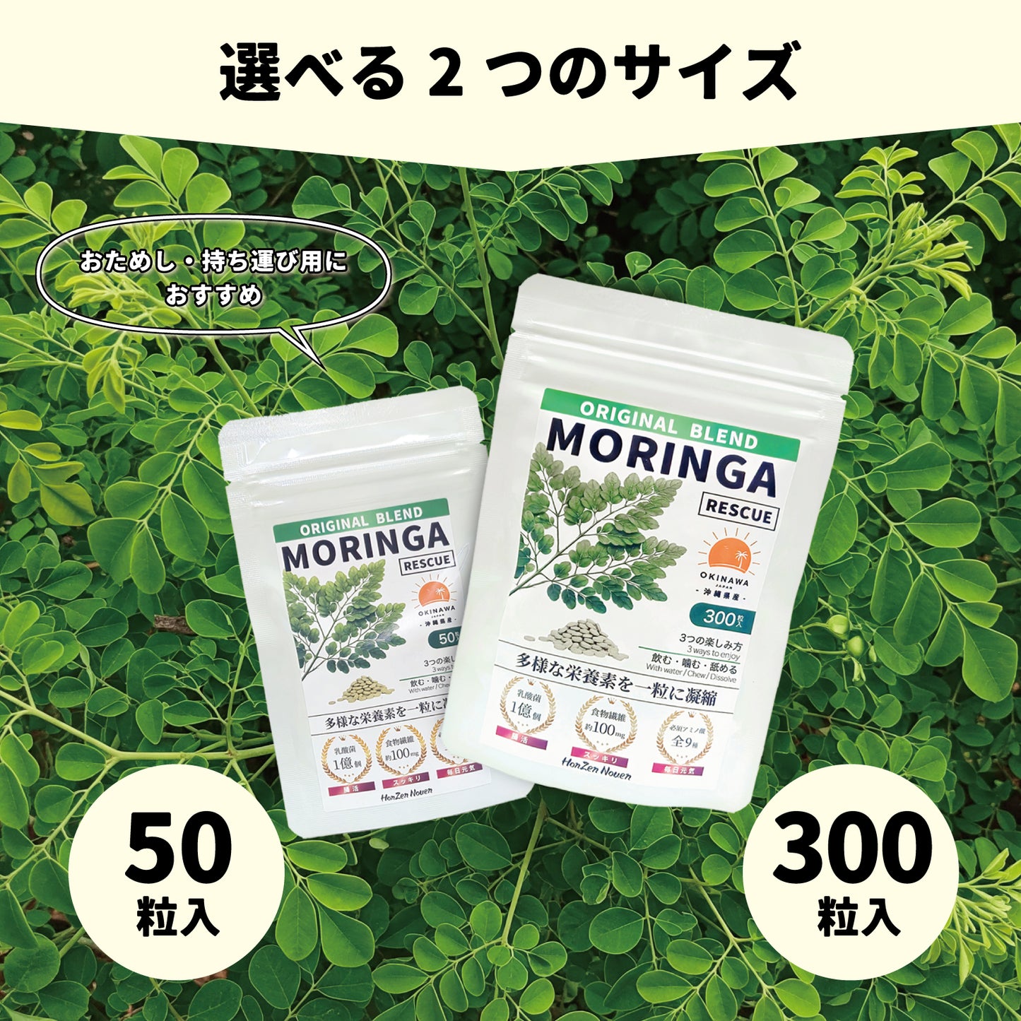 RESCUEモリンガタブレット(1粒250mg)